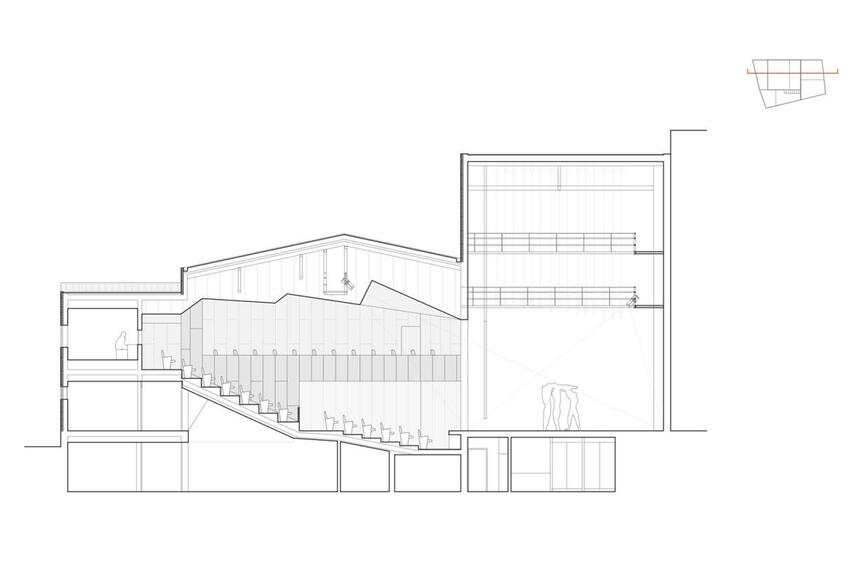 Auditorium Theatre in the old quarter of Illueca