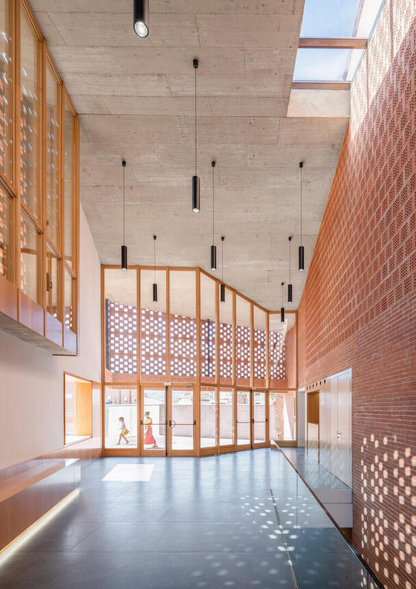 Auditorium Theatre in the old quarter of Illueca
