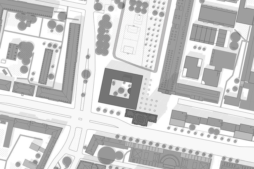 Intervention an der Potsdamer Garnisonkirche, 3D-Druck mit Ton