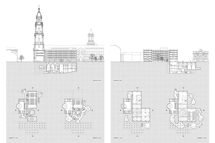 Intervention an der Potsdamer Garnisonkirche, 3D-Druck mit Ton