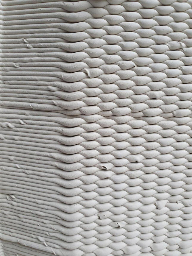 Intervention an der Potsdamer Garnisonkirche, 3D-Druck mit Ton