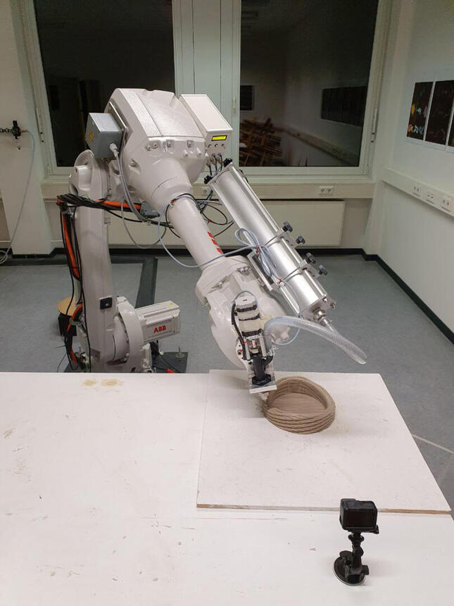 Intervention an der Potsdamer Garnisonkirche, 3D-Druck mit Ton