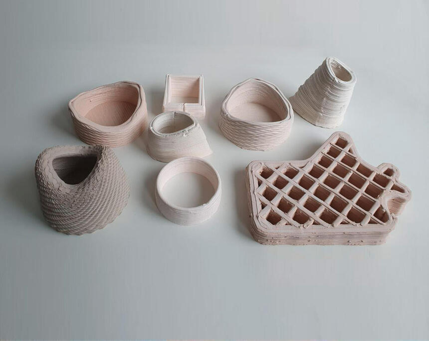 Intervention an der Potsdamer Garnisonkirche, 3D-Druck mit Ton