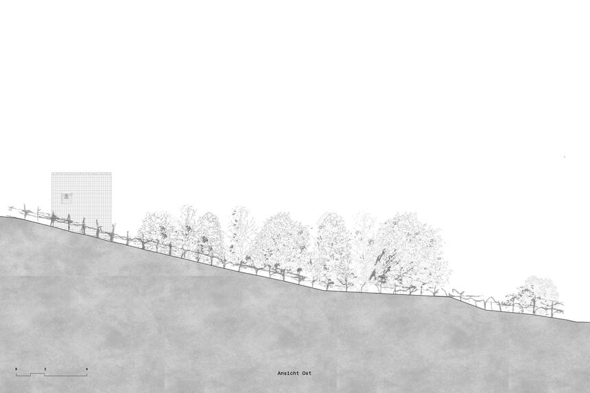 Ansicht Ost: Kapelle am Kappelberg