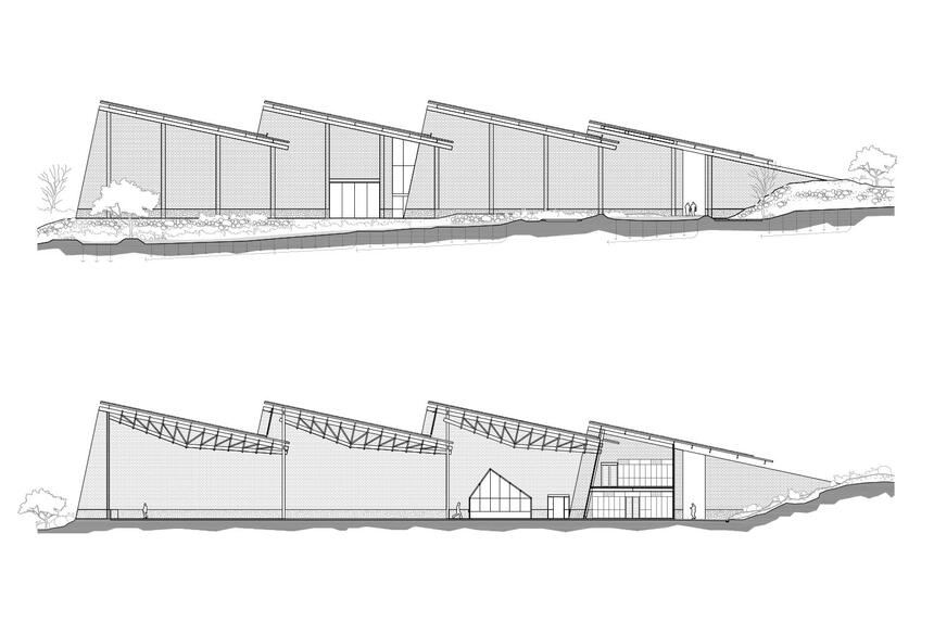 Bottling warehouse and offices for Clase Azul