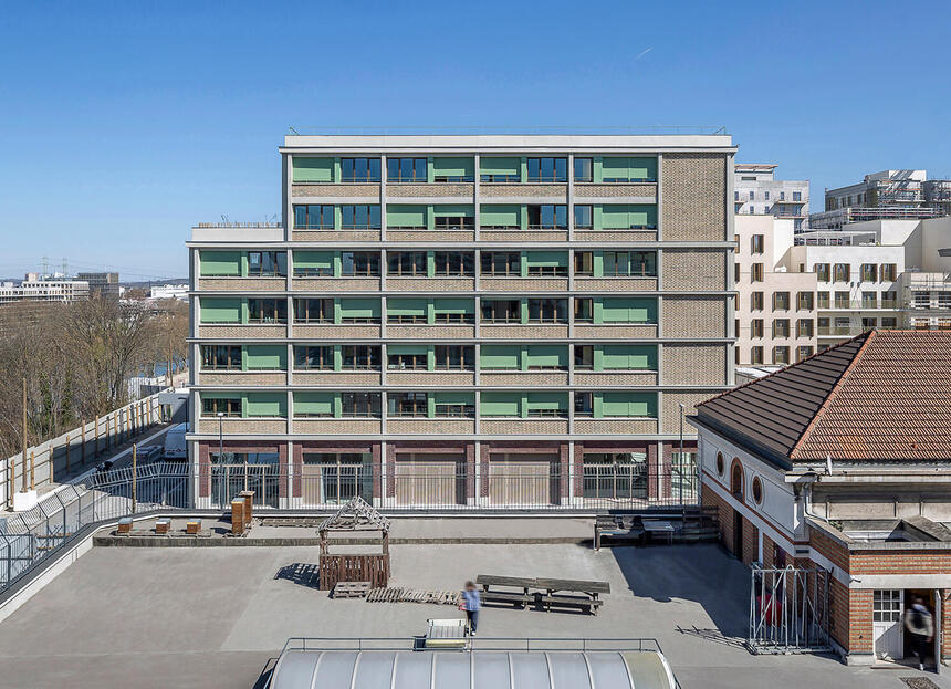 Paulette Fost Students and Athletes Housing, University Restaurant and Coworking Space (Saint Ouen, FR)
