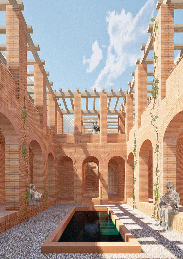 Chiostro delle Edicole (Rom, IT)