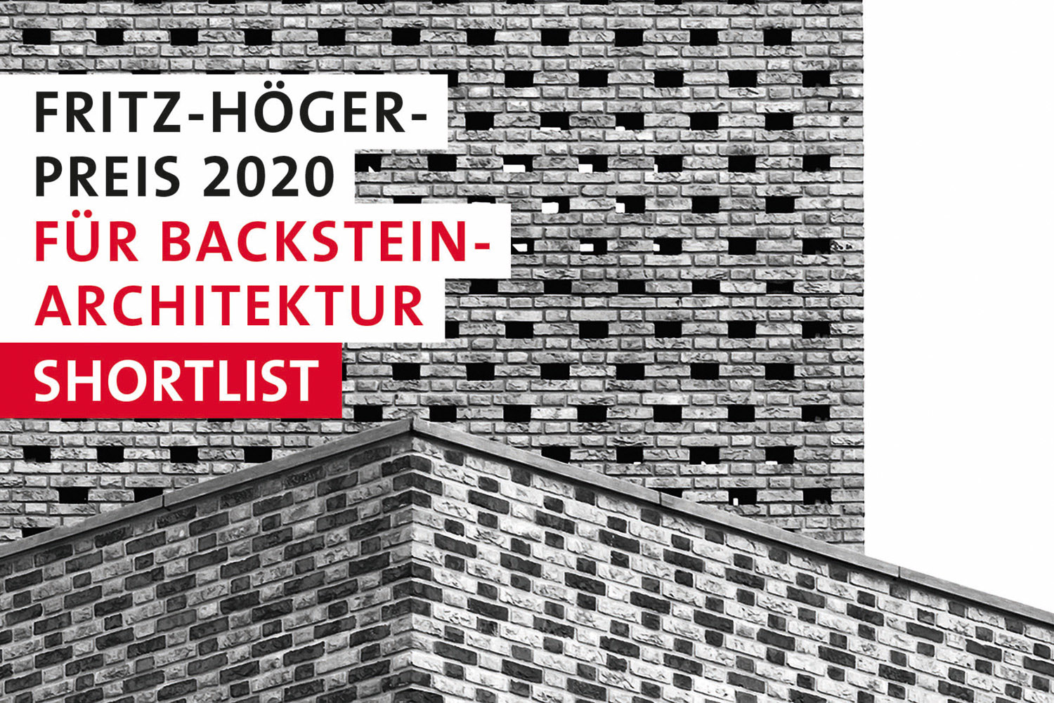 Shortlist Fritz Höger Preis 2020