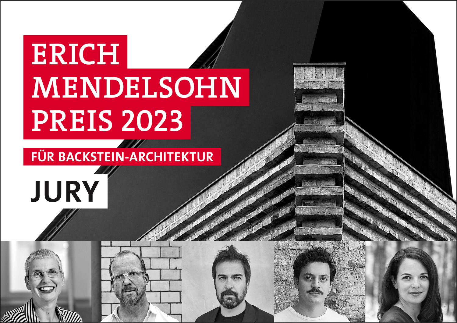 Die Jury des Erich-Mendelsohn-Preises 2023 für Backstein-Architektur steht fest.